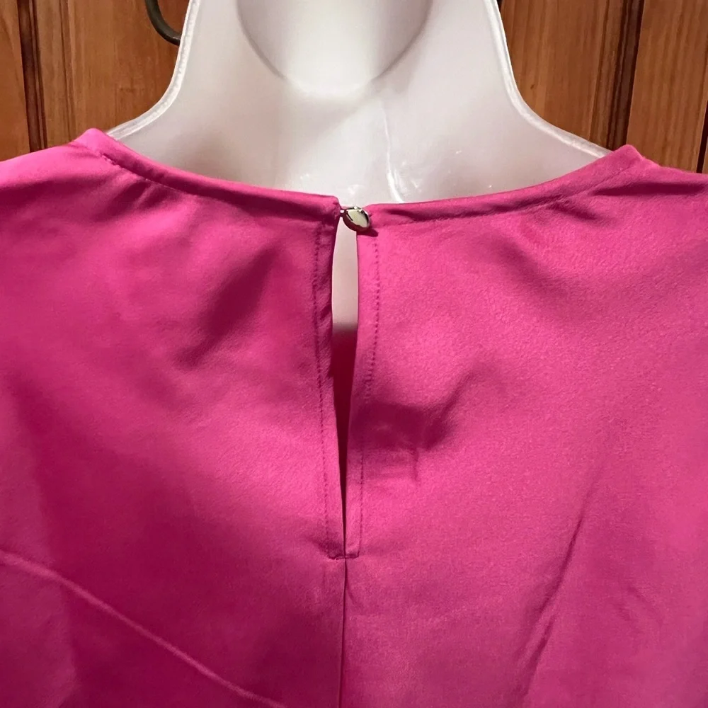 NEW JCrew Garden Blouse with Ruffled Sleeves  in Pink, Size Classic-XS - Picture 9 of 12